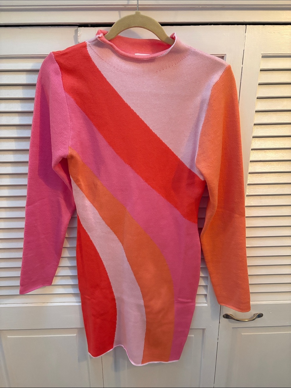 Mod style sweater dress